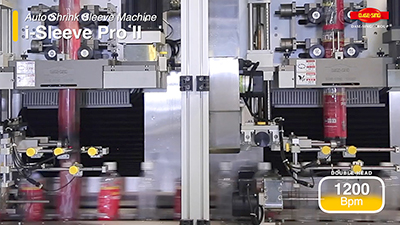 i-Sleeve Pro II Çift Kafa Shrink Sleeve Etiketleme Makinası